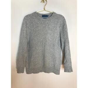 Biltmore Mens Gray Cashmere Crew Neck Sweater M